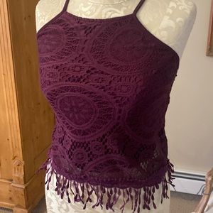 Tank strap deep purple